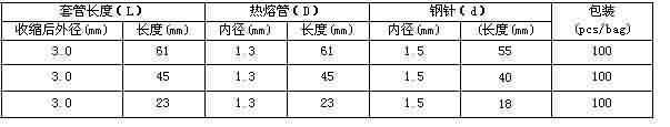 产品规格